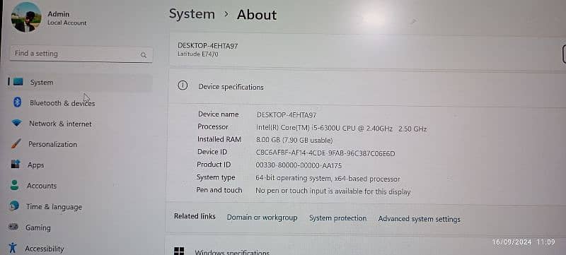 dell laptop E7470 0