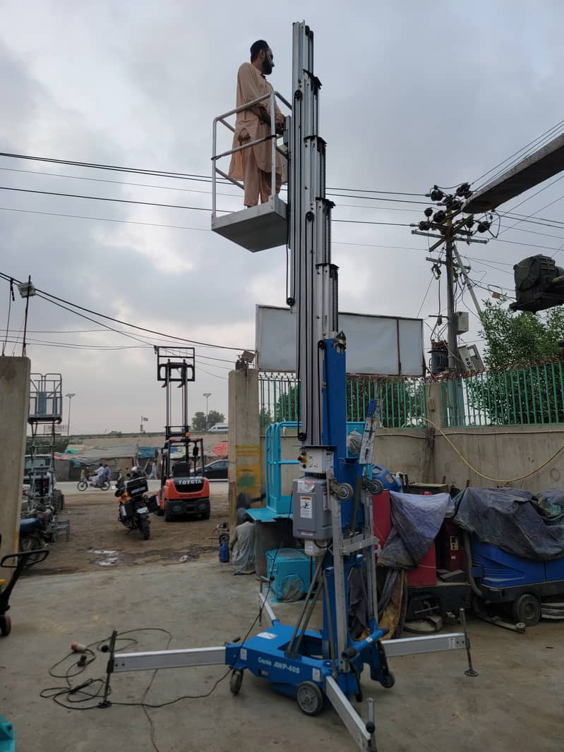 Genie AWP-40S 46 Ft Vertical Mast Man Lift | Scissor Lift for Sale in 4