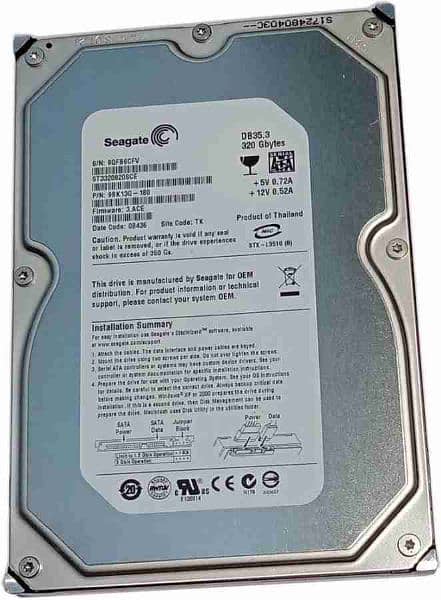 HARD DRIVE 320GB  FOR PC{03327944046} 0