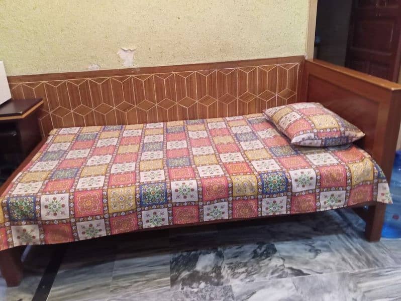 Bed with mattress 2