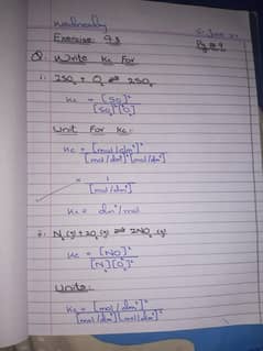 handwritten assignments