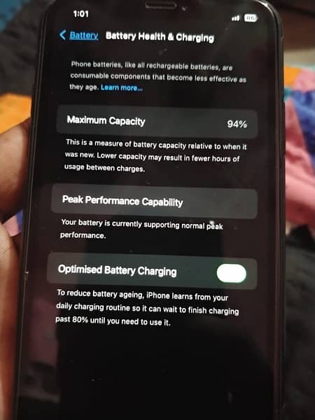 iphone xr jv non pta battery 94% face id okay all okay true tone ok 6