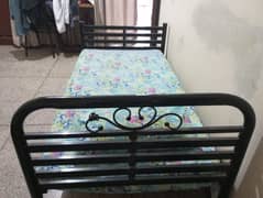 4 single iron beds for sell