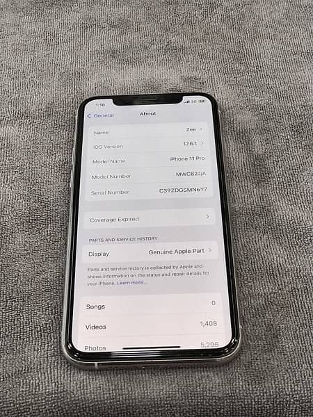 iPhone 11pro 256gb pta approved 6