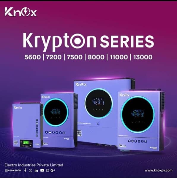 Knox 3kw/4kw/6kw pv8000 lowest price hybrid solar inverters for sale 0