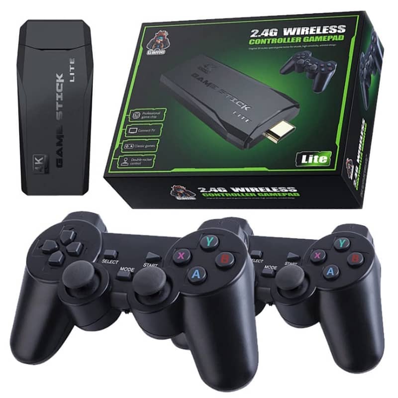 M8(64G) Hdmi Game Stick Lite Console 2.4g Wireless Controllers 0