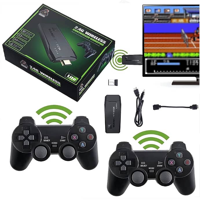 M8(64G) Hdmi Game Stick Lite Console 2.4g Wireless Controllers 2