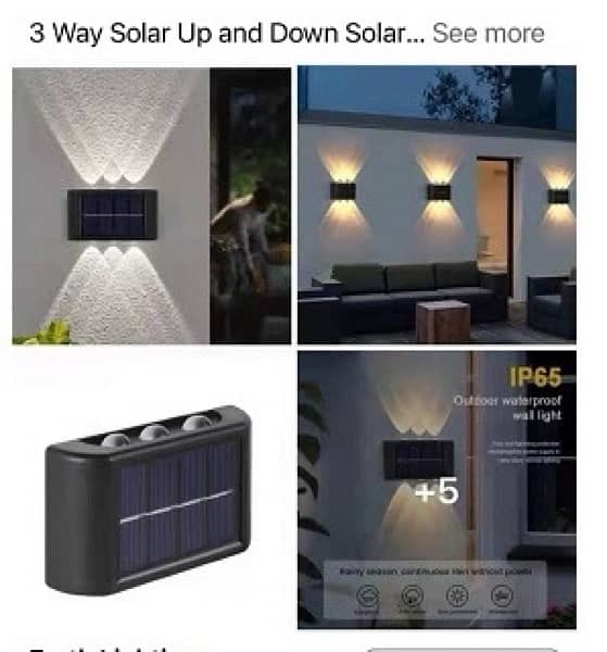 solar garden  wall lights 0