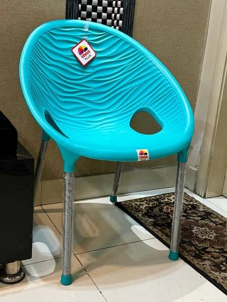 Plastic steel leg chairs pure plastic 6