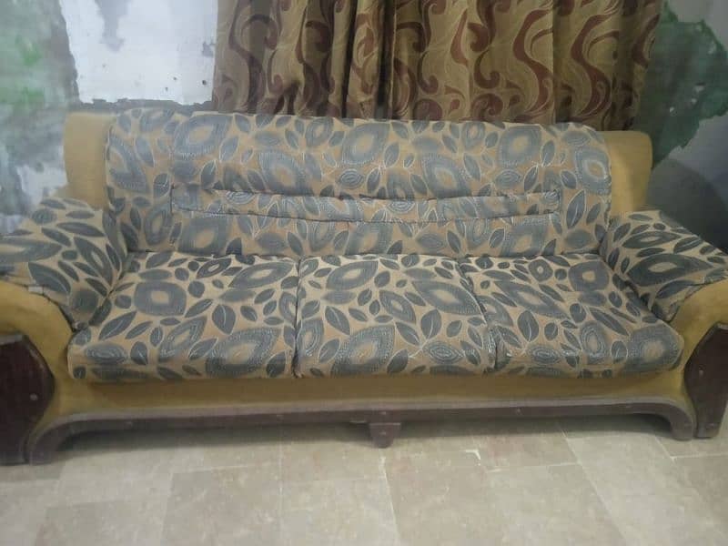 5 seater frame sofa set 2