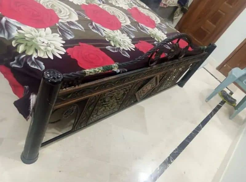 iron full size bed without foam in lalukhet 03112332537 2