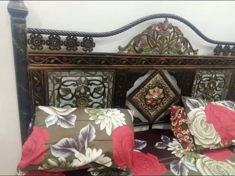 iron full size bed without foam in lalukhet 03112332537 3