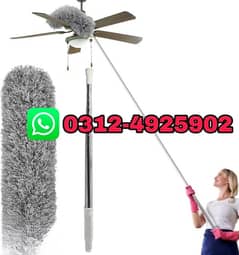 Extendable Telescope Microfiber Duster With Long Handle For Cleaning