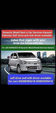 Rent A Car service self drive and with driver in Karachi Pakistan