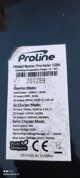 Proline Tron duo ups inverter for sale 0