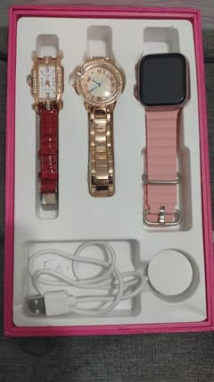 Ladies Watch 3 in 1  Best For Gift