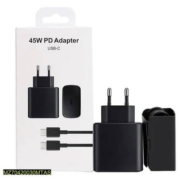 Samsung 45w Fast Charger With Cable oppo, vivo, iPhone 1