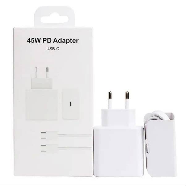 Samsung 45w Fast Charger With Cable oppo, vivo, iPhone 8