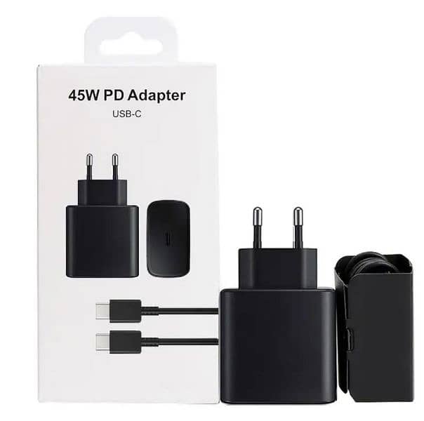 Samsung 45w Fast Charger With Cable oppo, vivo, iPhone 11