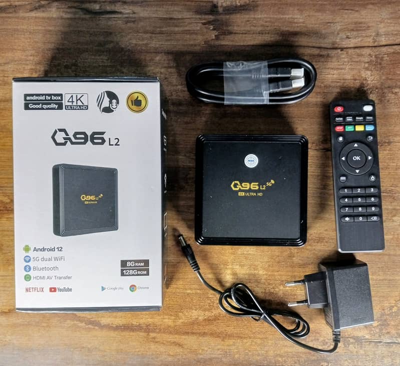 Q96 L2 Smart TV Box Android 10 Amlogic S905L2 Quad Core 2.4G 5G 2