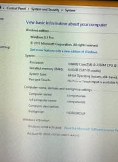 Dell laptop i3 2th