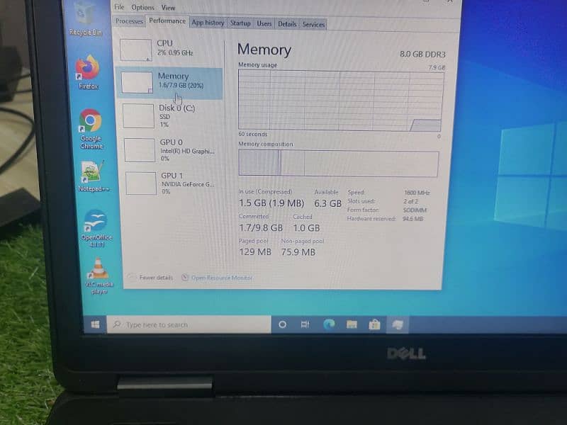 Dell 5540 i5 4th gen with 2 GB Navidia graphics card 15