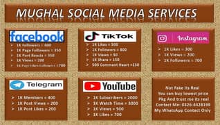 social media services