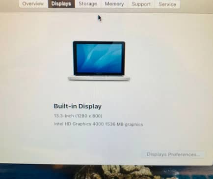 Apple MacBook Pro 2012 | 500GB SSD Storage | 8GB RAM | 2.5GHz 8