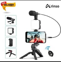 VLOGGING Kit Tripod Shoot Video Ay-49 Video Making Vlogging Kit Tripod