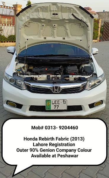 Honda Civic Prosmetic 2013,car available at Peshawar, read add 2