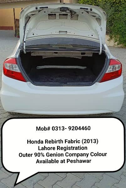 Honda Civic Prosmetic 2013,car available at Peshawar, read add 9