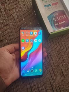 Infinix hot 8 lite 2,32 with box