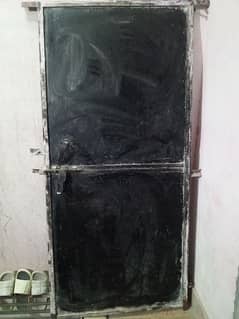 old and powerful door