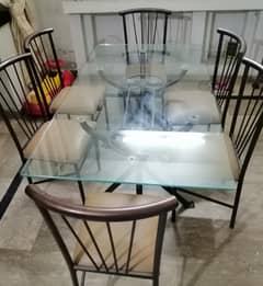 Excellent Condition Iron Dinning Table