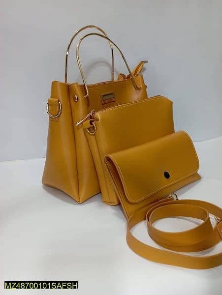 3pcs leather shoulder bag 3