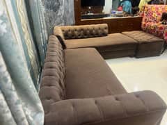 L SHAPE SOFA JUST LIKE NEW