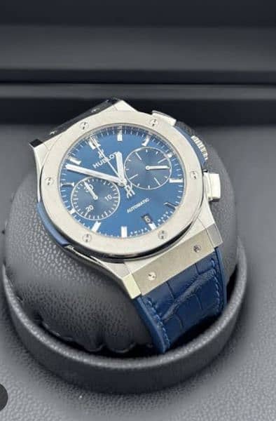 Hublot Classic Titanium Blue Watch- 2