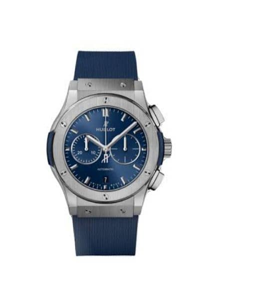 Hublot Classic Titanium Blue Watch- 3