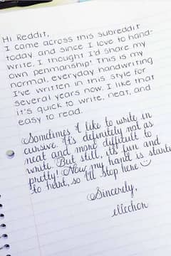 handwriting