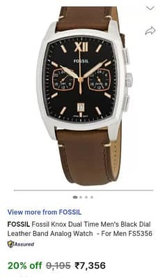 Original Fossil Watch fs5356