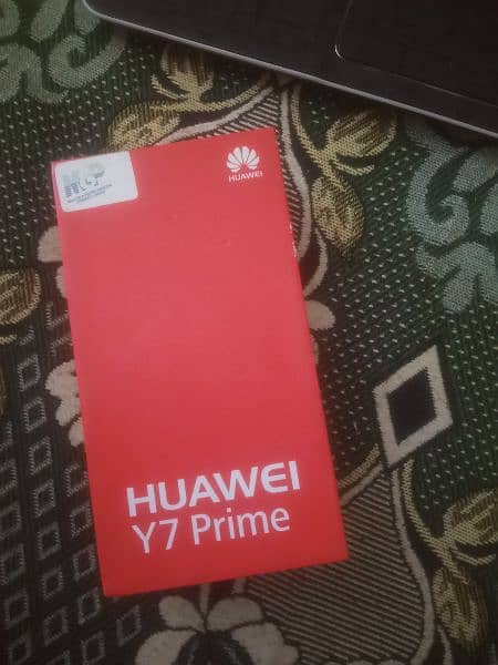 Huawei Y7 Prime 2018 only Box 1