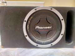 pPioneer Woofer and grenade Amp (amp might need repair)