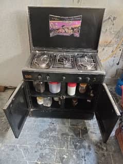 Cooking Stoves with cabin Natural Gas No rust good condition