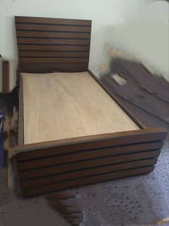 Wooden Bed single in good condition