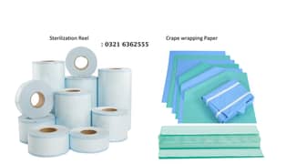 Crape paper sterilization packing