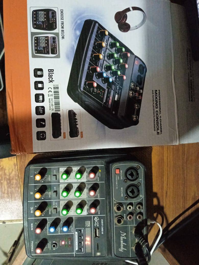 Muslady Mixer Console Audio 0