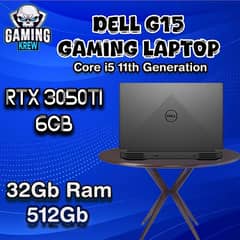 DELL G15/RTX 3050/32GB RAM/120HZ GAMING LAPTOP