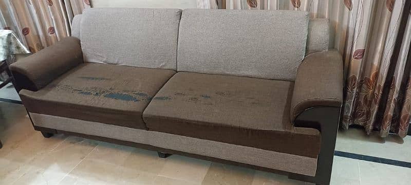 Brown 5-Seater Sofa Set for Sale! 5