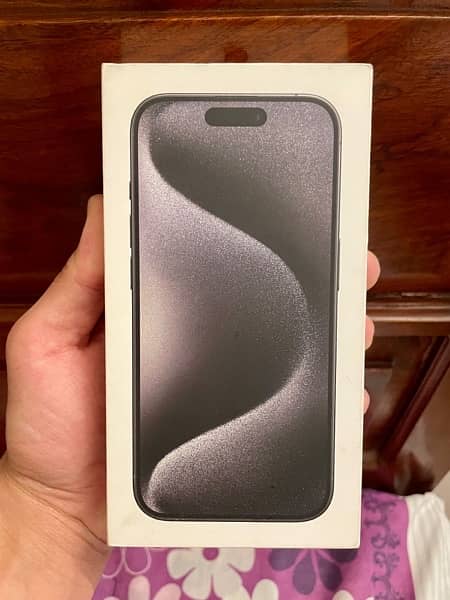 Iphone 15 Pro 256 Gb Black Titanium FU Non PTA 4