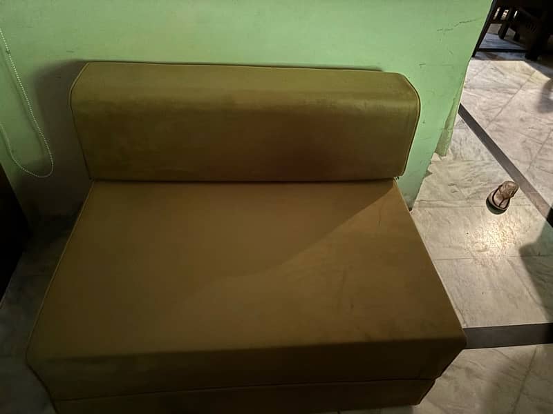 single hard foam sofa bed 2